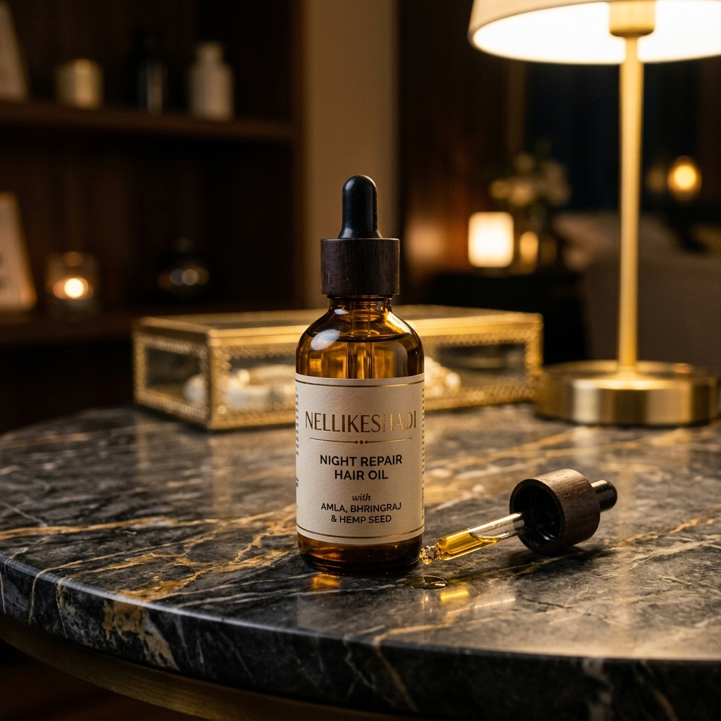Nellikeshadi Intense Repair & Anti-Greying Night Hair Oil