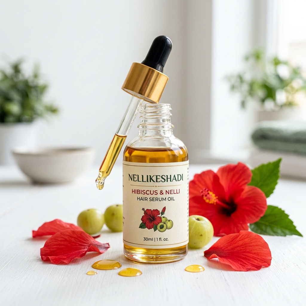 Nellikeshadi Hibiscus & Nelli Hair Vitalizing Serum Oil